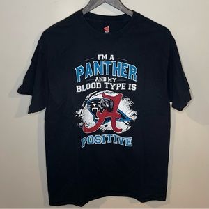 Carolina Panthers & Alabama Crimson Tide Football | Size L | UNIQUE T-Shirt